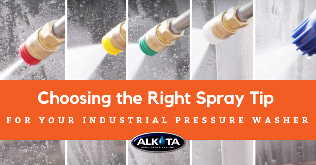 how to choose the right nozzle for your pressure washer