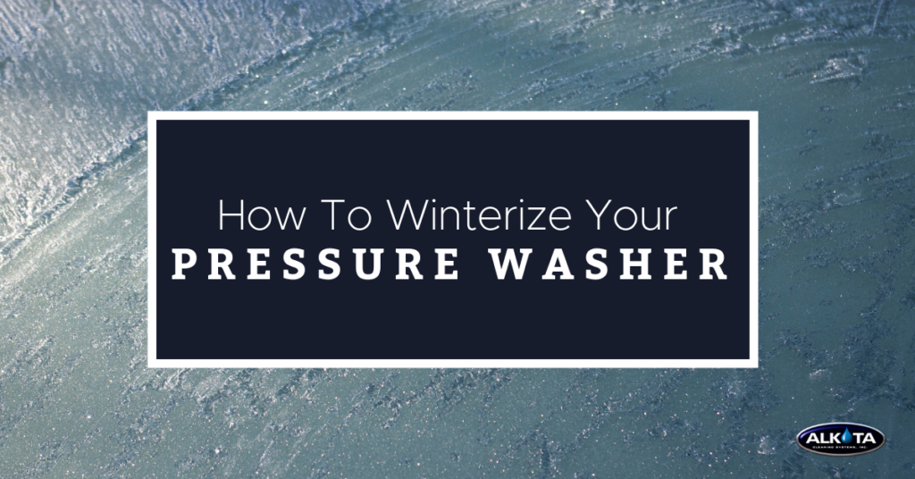 how to winterize a pressure washer