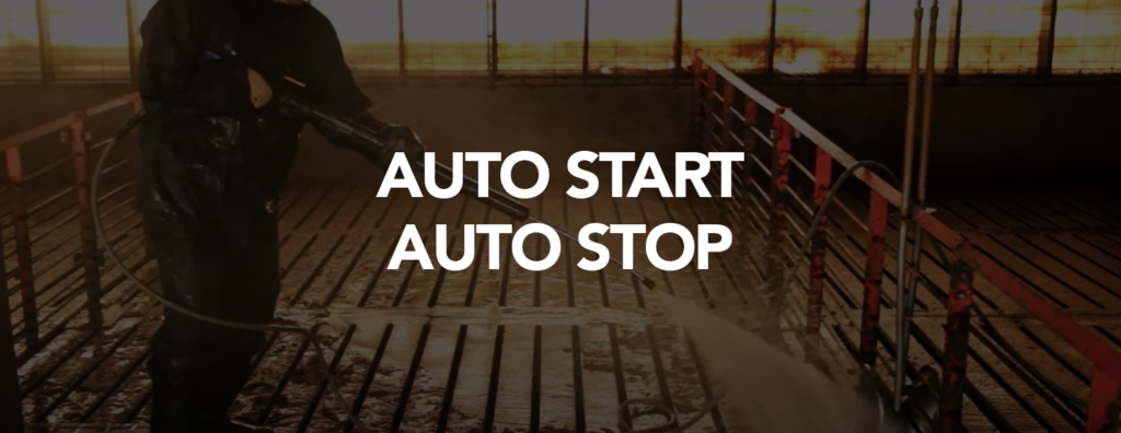 pressure washers with auto start and auto stop