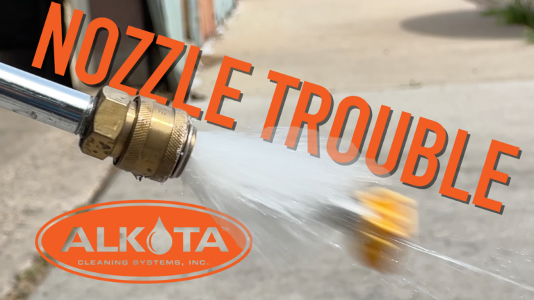 having trouble with your pressure washer nozzle