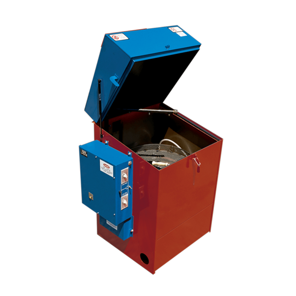 top load automatic parts washer with top open