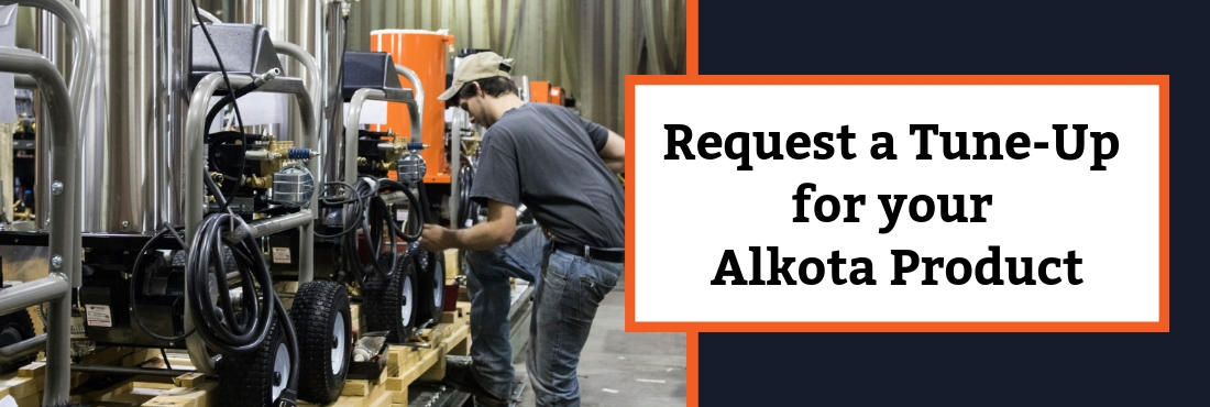 Request a Tune-Up for Your Alkota Product
