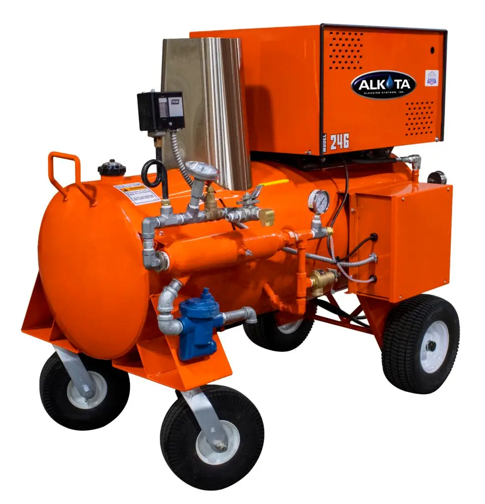 oil fired dry steam generator by alkota