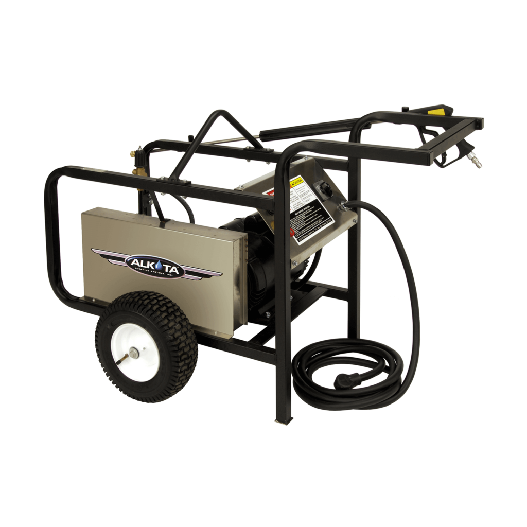 Industrial cold water pressure washer electric powered