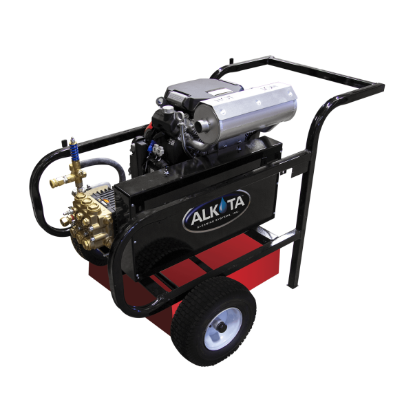 gas or diesel powered cold water pressure washer