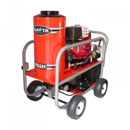 gas driven hot water pressure washer by alkota