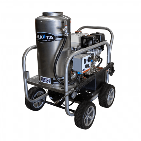 gas engine belt driven hot water pressure washer