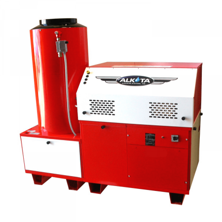 natural gas fired hot water pressure washer by alkota