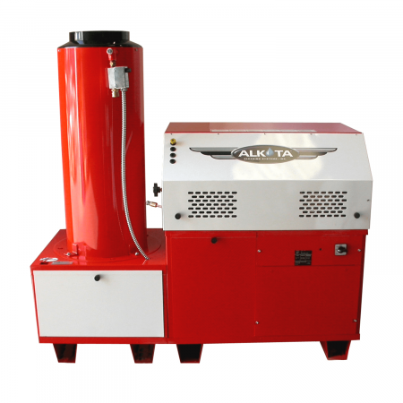 gas fired hot water cabinet pressure washer by alkota