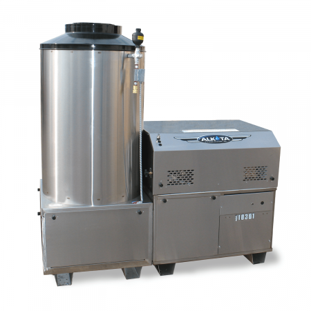 natural gas hot water pressure by alkota in stainless steel